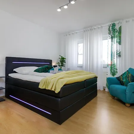 Apartment 2 Wohnung, Kueche, Bad, Balkon, Netflix Alzey